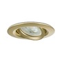 Koupelnová - P 92403 Vestavné svítidlo Nova Plus IP65 kruhové 93mm 30° GU5,3 / GU10 max. 35W 230/12V stmívatelné zlatá mat - PAULMANN - foto 3