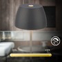 Stolní lampy dekorační - BRILO 7503015 LED nabíjecí stolní lampička Serina Mini, bezdrátová, 20cm, IP44, 2,5W, stmívatelné, dotykový vypínač, antracit - BRILO - foto 3