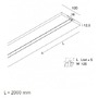 Al profily k zapuštění - NOVA 101801.99 L-16 EVO lineární profil sádrokarton - 2m - NOVALUX - foto 3
