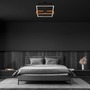 Hranatá - BRILO 3775015 LED stropní svítidlo, 34,5 cm, 14W, 400lm, černá - BRILONER - foto 3