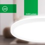 Kruhová - BRILO 7546016 Tava A LED stropní svítidlo, třída A, přímé a nepřímé osvětlení, 50.000h, kruhové 29 cm, bílé - BRILO - foto 3