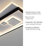 Hranatá - PN 6391-16 MAILAK LED stropní svítidlo hranaté černá/bílá, přepínatelné teple bílé světlo 3000K - PAUL NEUHAUS - foto 3