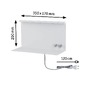 Dekorativní - P 96772 LED nástěnné svítidlo Jarina USB C 3000K / 230V 4,5 / 1x1,6W stmívatelné bílá mat - PAULMANN - foto 3