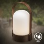 Stolní lampy dekorační - BRILO 7544013 Asa stolní lampička - 1W, 50lm, bezdrátová, LED, stmívatelné, teplá bílá, hnědá metalická - BRILO - foto 3
