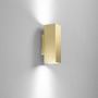 Nepřímé osvětlení - FAN I-DUDUK-Q80-ORO Nástěnné svítidlo Duduk hranaté, zlaté, 2 x GU10, 10 x 8 x 18 cm - FANEUROPE - foto 3