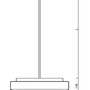 Kruhová - OS EDN61578 EDNA P4 závěsné skleněné svítidlo bílá IP40 4000 K 20W LED DALI (původní kód OS 61578) - OSMONT - foto 3