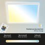 Hranatá - BRILO 7081-016 Slim CCT svítidlo LED panel, 29,3 cm, 18 W, bílé - BRILO - foto 3