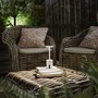 Na stůl - FAN LED-LIBERTY-BCO Nabíjecí venkovní svítidlo LIBERTY LED TOUCH DIMM bílá 3000K IP44 baterie 4000 mAh bezdrátové + USB nabíjení - FANEUROPE - foto 3