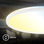 Kruhová - BRILO 7694016 Slim svítidlo LED panel pr.42 cm - 22W, 3000lm, LED, stmívatelné, dálkový ovladač, RGBIC, bílé - BRILO - foto 3