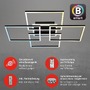 Hranatá - BRILO 3515-015 CCT LED stropní svítidlo, 72,4 cm, 50 W, 5500 lm, černá - BRILO - foto 3