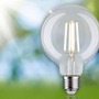 E27 - P 29123 Eco-Line Filament 230V LED Globe G95 E27 4W 3000K čirá - PAULMANN - foto 3