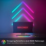 Hranatá - BRILO 3790016 Smart LED RGBIC nástěnné svítidlo, 36 cm, 24W, bílé - BRILO - foto 3