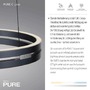 Kruhová - PN 2550-15 LED závěsné svítidlo PURE E-Loop elektrické 2700-5000K šedá mystic - PAUL NEUHAUS - foto 3