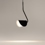 Dekorativní - M MOD126PL-01B Závěsné svítidlo Mollis 28W černá kov akrylát designové - MAYTONI - foto 3