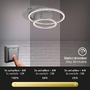 Kruhová - BRI 3222-012 LED stropní svítidlo, 39 cm, 30 W, matný nikl - BRILONER - foto 3