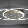 Kruhová - PN 6025-55 YUKI LED stropní svítidlo, barva ocel, dálkový ovladač, stmívatelné, CCT 2700-5000K - PAUL NEUHAUS - foto 3
