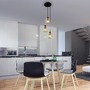 Vícečetná - BRI 4486035 Závěsné svítidlo, 120 cm, 3x E27, max. 10W, kouřová - BRILONER - foto 3