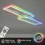Hranatá - BRILO 3754-019 RGB CCT LED stropní svítidlo, 119,5 cm, 45 W, 4400 lm, hliník - BRILO - foto 3