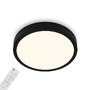 Kruhová - BRILO 3704-015 CCT LED přisazené svítidlo pr. 38 cm, 22 W, 2900 lm, černá - BRILO - foto 3
