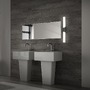 Koupelnová - BRI 2111-115 LED nástěnné svítidlo 47 cm 11W 1300lm černá - BRILONER - foto 3