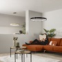 Kruhová - FAN LED-NIKE-S50-ORO Závěsné LED svítidlo Nike (zlaté, kov) 40 W, 5840 lm, DIP‑CCT 2700 / 3200 / 4000 K, pr. 49 x 150 cm - FANEUROPE - foto 3