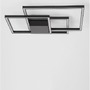 Hranatá - NV 9500832 Stropní svítidlo BILBAO matný černý hliník a akryl LED 42W 230V 3000K IP20 stmívatelné - NOVA LUCE - foto 3