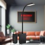 Bodová - BRI 2361015 Cielo lampa na čtení - 2W, 200lm, LED, nabíjecí, stmívatelné, dotykový vypínač, bezdrátové, černá - BRILONER - foto 3