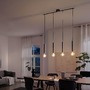 Vícečetná - BRI 4031044 Retro závěsné svítidlo, 85 cm, bez 4x E27, max. 60 W, antická stříbrná (starý kód: BRI 4031-044) - BRILONER - foto 3