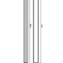 Podélná - OS MAT71039 MATAR 2 stropní/nástěnné plastové svítidlo bílá IP44 3000 K 13W LED DALI (původní kód OS 71039) - OSMONT - foto 3