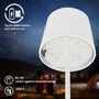 Na stůl - BRILO 7423016 LED nabíjecí stolní lampa 26 cm 2,6W 150lm bílé - BRILO - foto 3