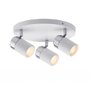 Bodová - P 66712 Spotové svítidlo Zyli bílá/chrom max. 3x10W GU10 IP44 - PAULMANN - foto 3