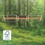 Hranatá - BRI 3843014 Moldura LED stropní svítidlo, stmívatelné, paměťová funkce, 38W, 4900 lm, černá/dřevo - BRILONER - foto 3
