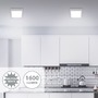 Hranatá - BRI 7118414 LED stropní svítidlo, 22,5 cm, 16,5 W, matný chrom (starý kód: BRI 7118-414) - BRILONER - foto 3