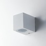 Nástěnná - FAN I-QUBO-AP1 BCO Venkovní nástěnné svítidlo Qubo bílé, 1xGU10, IP54, 9,3 x 8 x 6,7 cm - FANEUROPE - foto 3