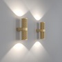 Nepřímé osvětlení - M C069WL-02MG Nástěnné svítidlo Focus Design 2x7W GU10 zlatý hliník designové - MAYTONI - foto 3