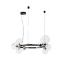 Kruhová - NV 9009249 Závěsné svítidlo ODILLIA matný černý kov a sklo G9 11x6W 230V IP20 bez žárovky - NOVA LUCE - foto 3