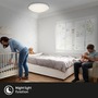 Kruhová - BRILO 3318016 LED stropní svítidlo hvězdné nebe, CCT, noční světlo, dálkový ovladač, stmívatelné (starý kód: BRILO 3318-016) - BRILO - foto 3
