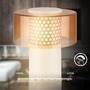 Stolní lampy dekorační - BRILO 7669014 Gila stolní lampa - 2,6W, 200lm, bezdrátová, LED, IP44, dotykový vypínač, stmívatelná, kávová/světlešedá - BRILO - foto 3