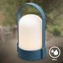 Stolní lampy dekorační - BRILO 7544010 BRILONER Asa stolní lampička - 1W, 50lm, bezdrátová, LED, stmívatelné, teplá bílá, modrá 7544010 - foto 3