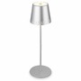 Na stůl - BRILO 7438014 LED nabíjecí stolní lampa 38 cm 2,6W 280lm chrom (starý kód: BRILO 7438-014) - BRILO - foto 3