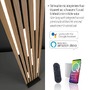 Stojací lampy - PN 822-79 LED stojací svítidlo Q-AKUSTIK dřevo, přírodní stmívatelné Smarthome ZigBee 2700-5000K - PAUL NEUHAUS - foto 3
