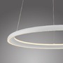 Kruhová - LD 15570-16 Kolekce Schöner Wohnen LED závěsné svítidlo QUILLO, bílá, kruhové, stmívatelné, Comfort Lift, SimplyDim, 3000K - JUST LIGHT - foto 3