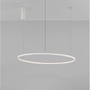 Kruhová - NV 9345604 Závěsné svítidlo TARQUIN bílý hliník a akryl LED 48W 230V 3000K IP20 stmívatelné - NOVA LUCE - foto 3