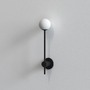 Dekorativní - AST 1424004 Nástěnné svítidlo Orb Single 3.5W G9 vč. stínítka černá - ASTRO Lighting - foto 3