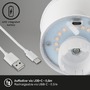 Na stůl - BRILO 7485015 LED nabíjecí stolní lampa, 11 cm, USB-C, 2,6W, 280lm, černá - BRILONER - foto 3
