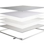 LED panely - IMPR 100124 Deko-Light rastrové svítidlo Standard Office DC33-38V 42,00 W 4000 K 4200 lm 620 mm bílá RAL 9016 - foto 3