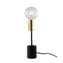 Stolní lampy dekorační - FAN I-AXON-L Stolní lampa Lume Axon, černé/zlaté, 1 x E27, 7,5 x 7,5 x 30 cm - FANEUROPE - foto 3