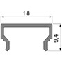 Plexi pro Al profily - IMPR 984026 Reprofil kryt H-01-12 mléčná 40% průhlednost 3000 mm - DEKOLIGHT - foto 3