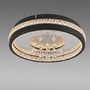 Kruhová - LD 15217-18 LED křišťálové stropní svítidlo HANNI, černá,, 3000K - JUST LIGHT - foto 3