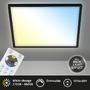 Hranatá - BRILO 7082-015 Slim CCT svítidlo LED panel, 42 cm, 22 W, černá - BRILO - foto 3